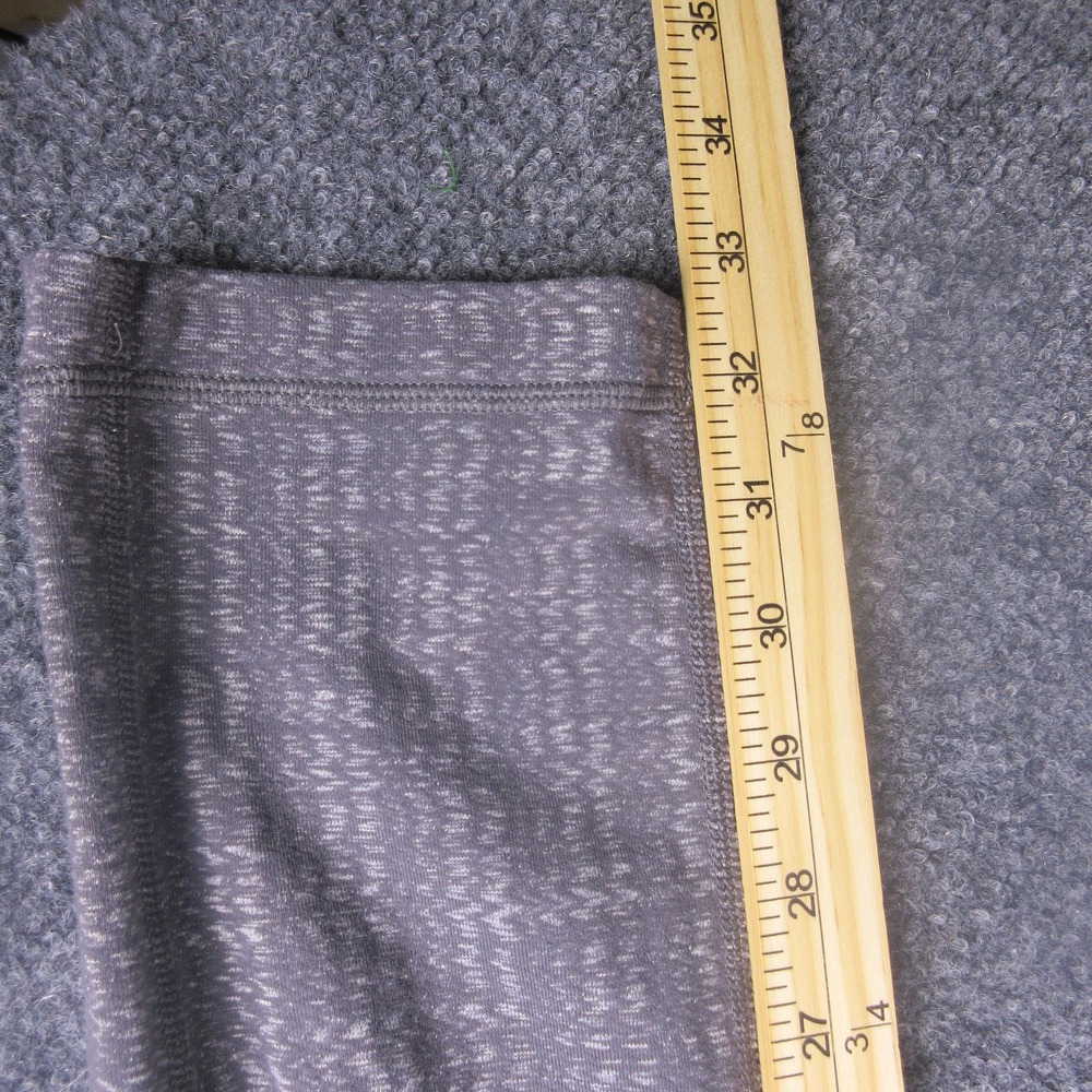 Lululemon Sweatpants Womens Gray Flecked Knit Straight Leg Yoga Athletic - Picture 9 of 10